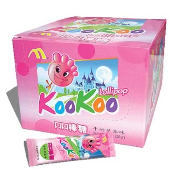 Koo-Koo Lollipop(stawberry milk)