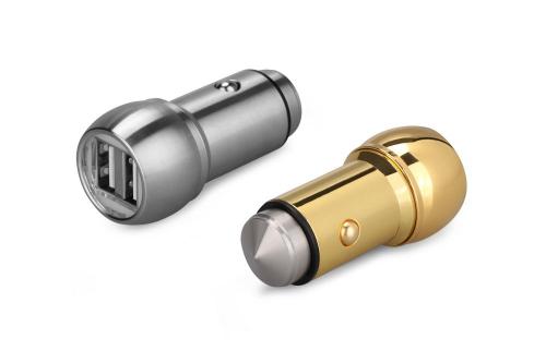 Metal Quick Charging  USB Car Charger