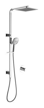 Smart Button Stainless Steel Shower Set