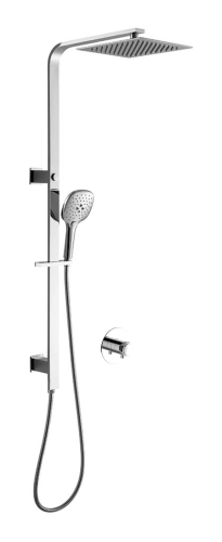 Single handle tub shower faucet set