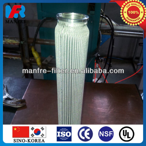 Stainless steel pleat filter cartridge