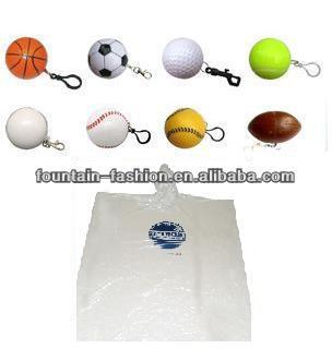 Promotional poncho ball cheap poncho ball