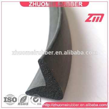 Foam rubber extrusion door seals