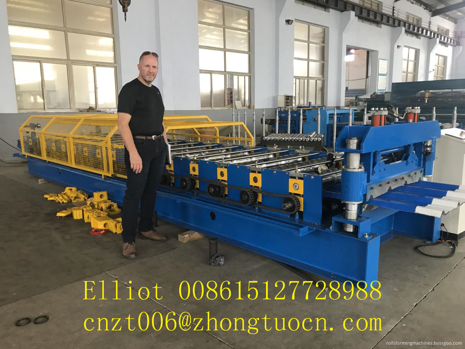 roofing sheet machine