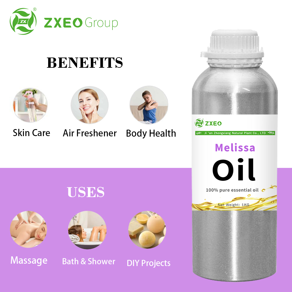 OEM/ODM Therapeutic Grade Melissa Essential Oil for Diffuser