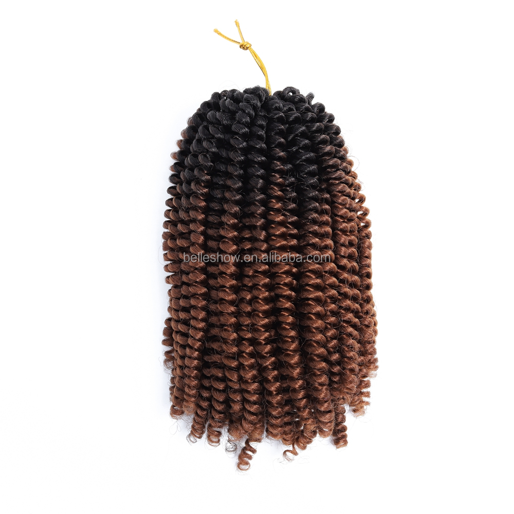 Hot sell 8'  wholesale ombre color spring twists  bulk spring twist hair