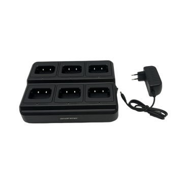 BAOFENG BF-888S Six Way Charger - Compatible with BF-888S, BF-777S, 666S, BF-88ST, BF-88A & H-777 Walkie Talkies