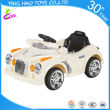 Kids plastic outdoor cheap battery operated ride on classic car