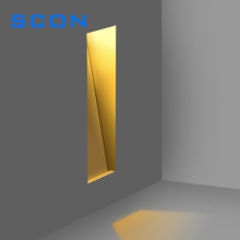 SCON Recessed Stair Step LED Wall Lamp