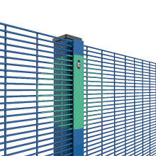 PVC coated 358 welded mesh fencing