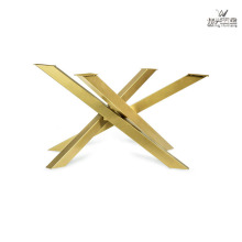Spider-shaped metal table legs