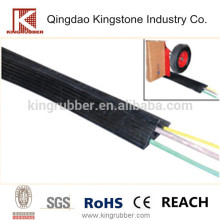 three channel rubber cable protector