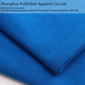 plain dyed fancy cotton modal fabric