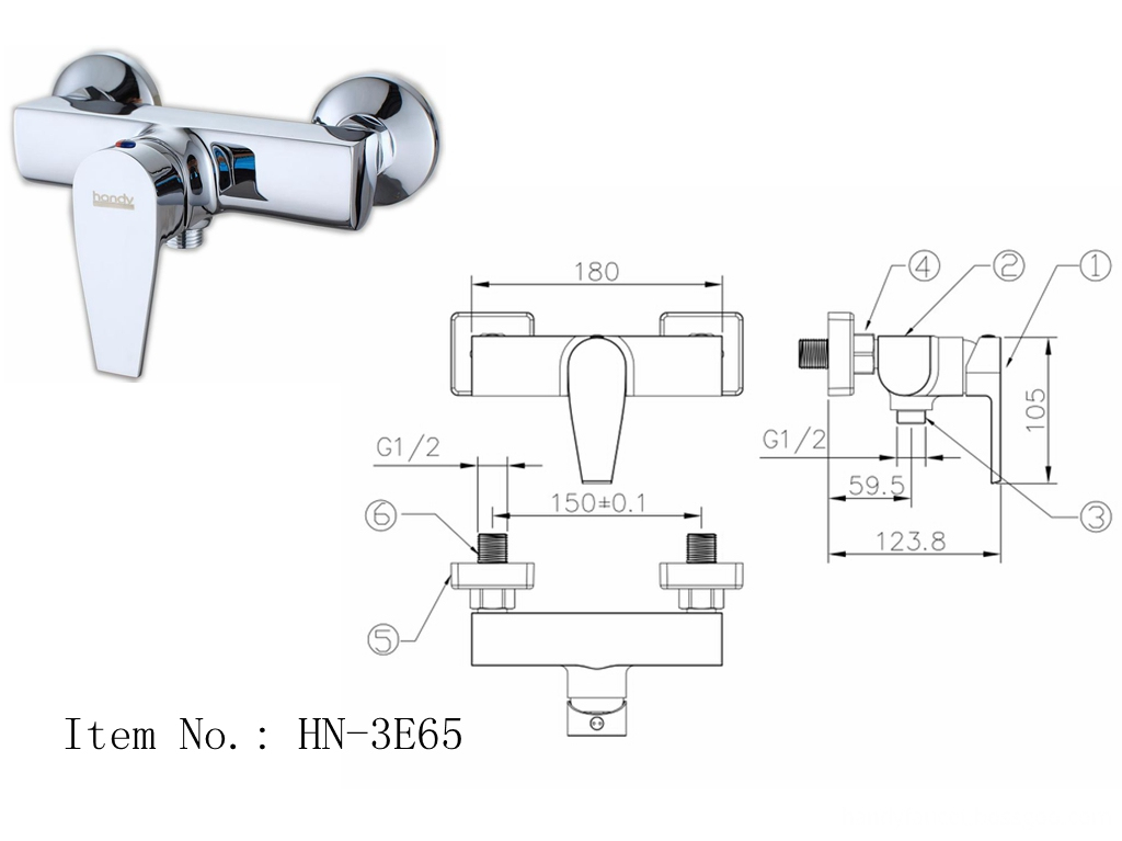 Single Handle Shower Faucet