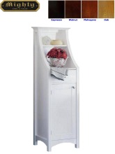 Designer One Door Bathroom Linen Towel Tower Cabinet