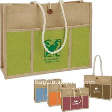 Eco-friendly jute shopping bag