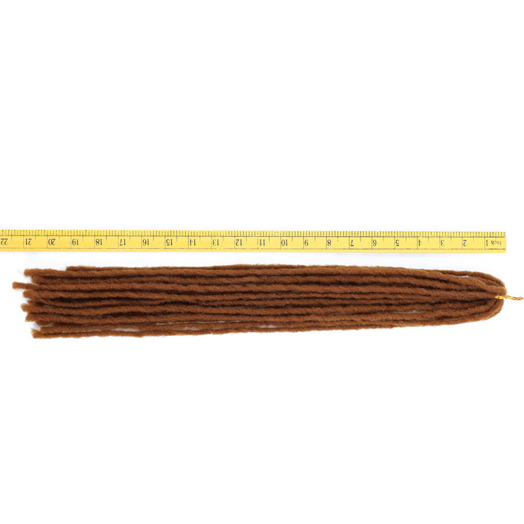 Dreadlock 100% Synthetic Extensions Crochet Hair Locs Natural Faux Locs Crochet Braids Braid Hair