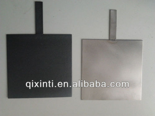 Titanium anode and cathode for sodium hypochlorite generator