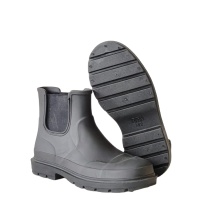Wholesale Fashion Black Elastic Rain Boots for Kids - New Arrival Waterproof TPE Shoes