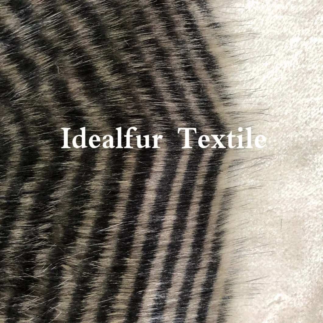 Pressing Herringbone Pattern Short Synthetic Fur