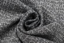 Black And White Dot Jacquard Fabric