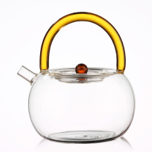 garrafa de vidro porcelana conjunto de chá garrafa de água personalizada infusor de chá bule de chá