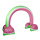 Watermelon Outdoor durable PVC inflatable arch sprinkler