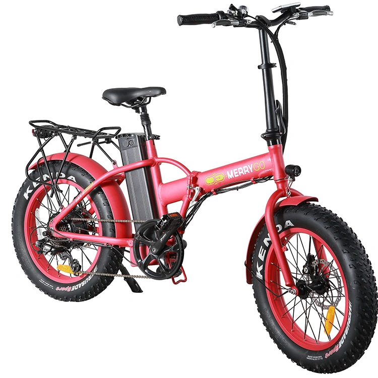 Mini Folding Fat Tire Electric Bike with LED Display