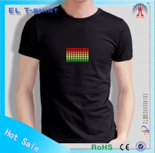 EL light t-shirt illuminated el t-shirt panel animation el t-shirt panel