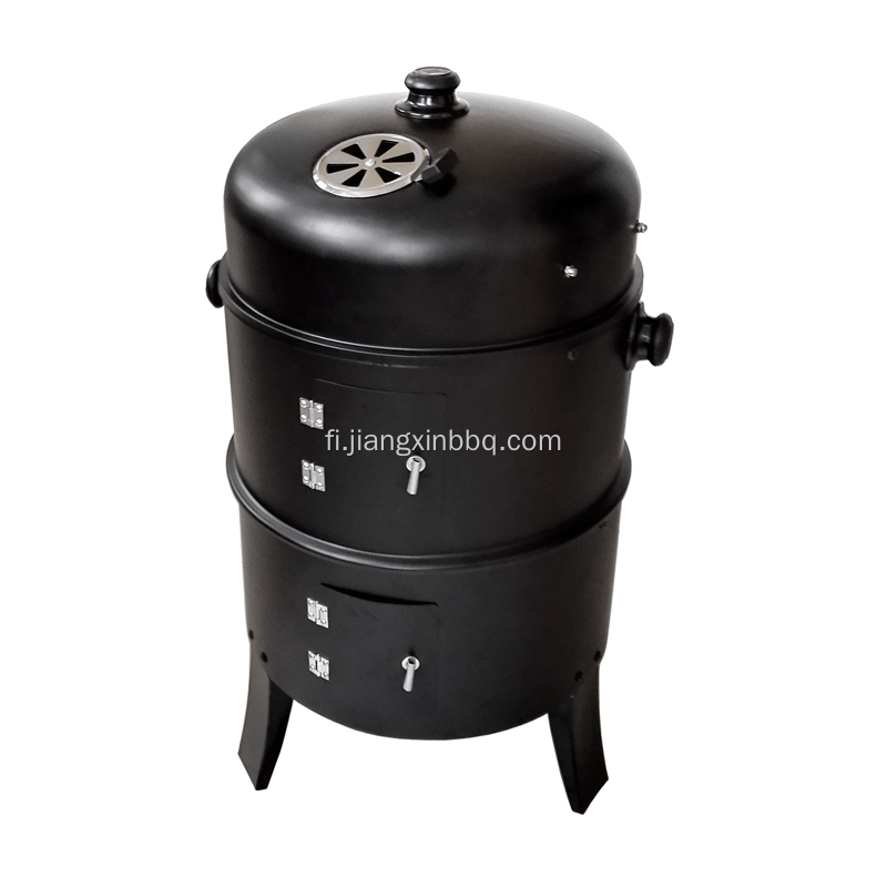 Kannettava 3 in 1 charcoal Smoker BBQ Grill