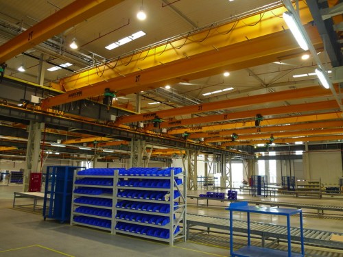 15T double-girder overhead crane