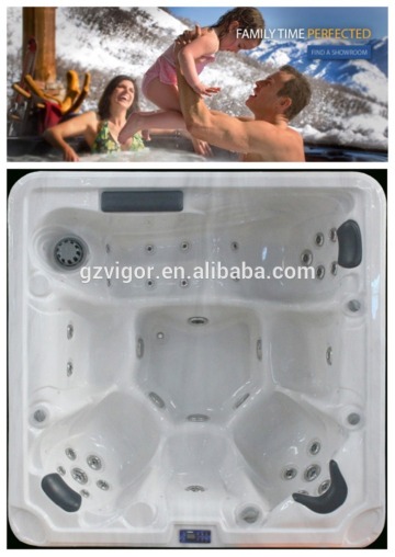 2015 factory acrylic european design spa,balboa hot tub spa,square hot tub spa