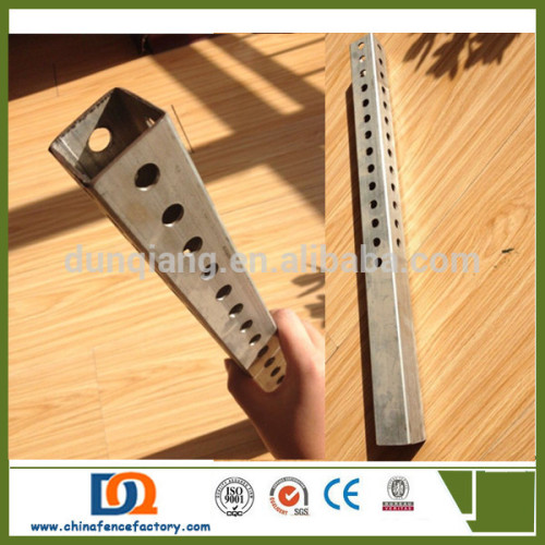 metal square perforated sign post China supplier