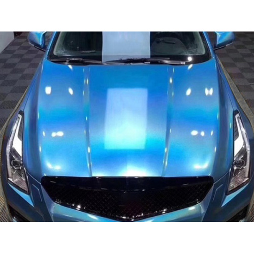 sateenkaaren laserkorut sininen auto kääre vinyyli