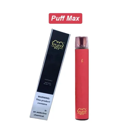 Wholsale Fruity Flavors Top Quality 2000puffs Disposable Vape Puff Max with 1200mAh