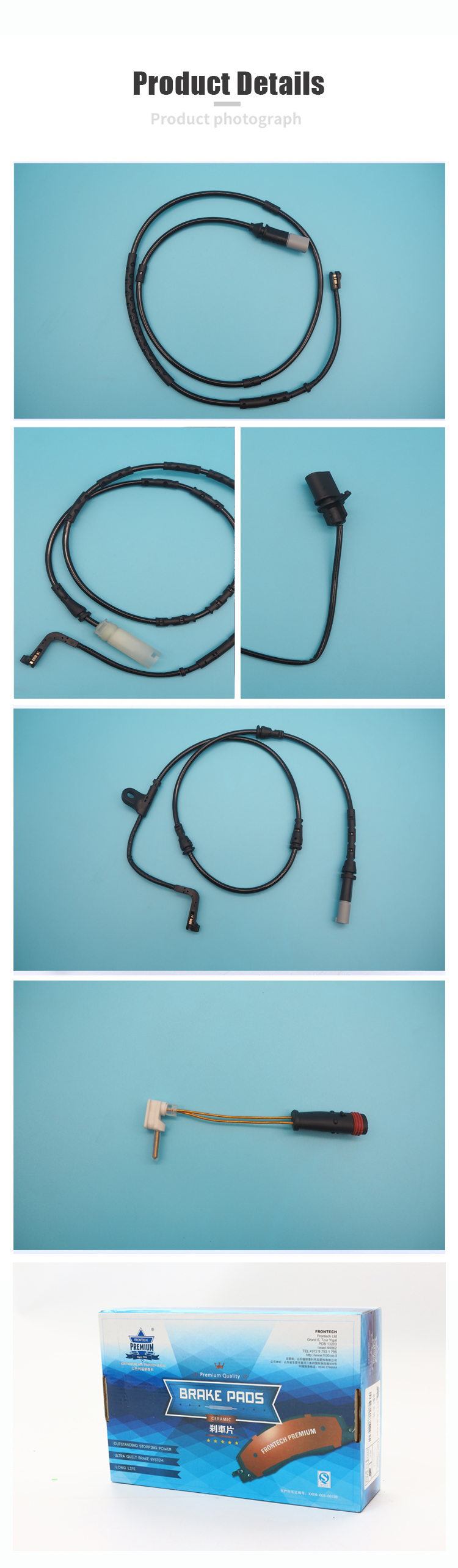 Top quality abs brake sensor for RENAULT brake sensor