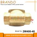 2W400-40 1 1/2 &#39;&#39; Pirinç Solenoid Valf Su DC24V