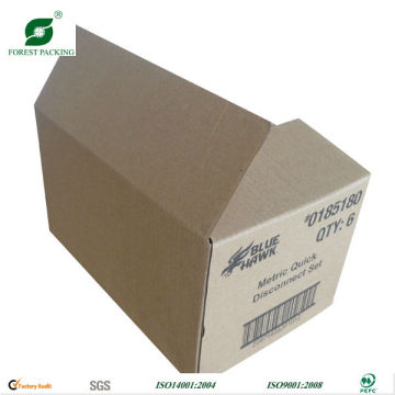 HEAVY DUTY COLORED PRINTED KRAFT SHIPPING CARTON