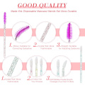 50pcs Multicolor Mascara Wand Eyelash Brushes