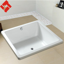 sanitary wares square shape insert baby bath tub