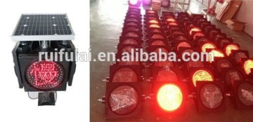 LED Solar Yellow Flashing Light For Road Safety