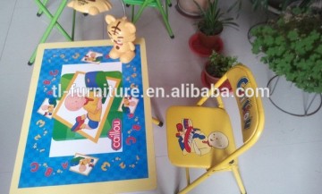 Steel Children Reading Table Chairs Design