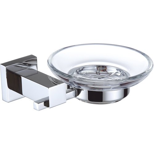 Square Chrome Soap Dish Holder