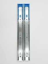 Long service life cushioned steel ball slide