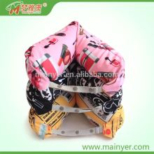 2016 Hot Sale Fashionable Printed Microbeads Travel Neck Pillow