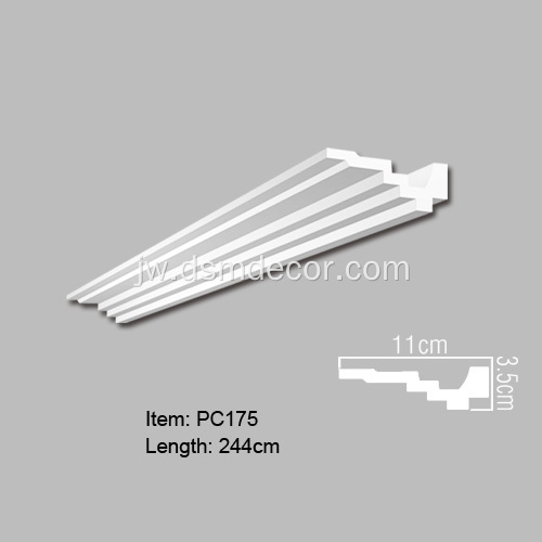 PU Foam Crown Molding kanggo Lampu Ora Langsung