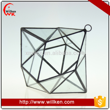 Hanging geometric glass terrarium garden live terrarium plants