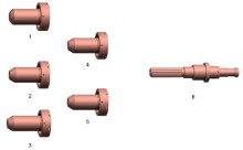 Plasma Consumables For THERMAL DYNAMICS SL60/SL100
