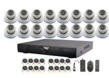 16 Channel AHD DVR Surveillance Video Security Camera Syste