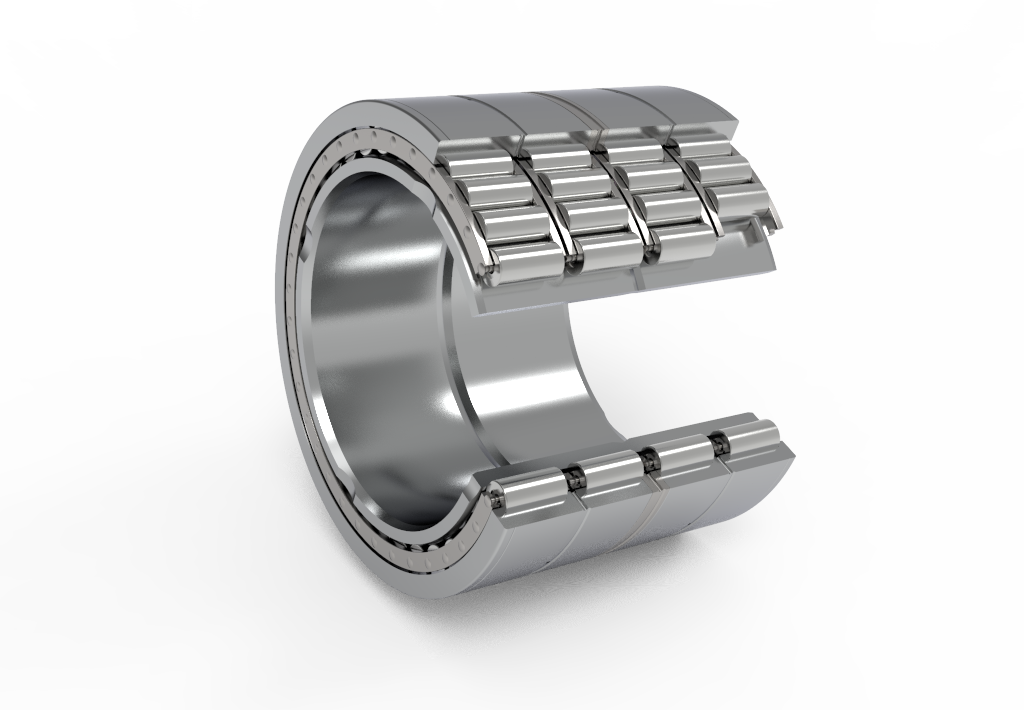 غلتک چهار ردیفه استوانه ای Four-Row Cylindrical Roller Bearings